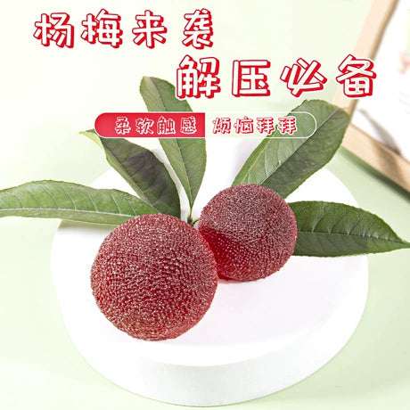 Fresh Bayberry Shaved Ice Squishy - ASMR Snow Sound Toy