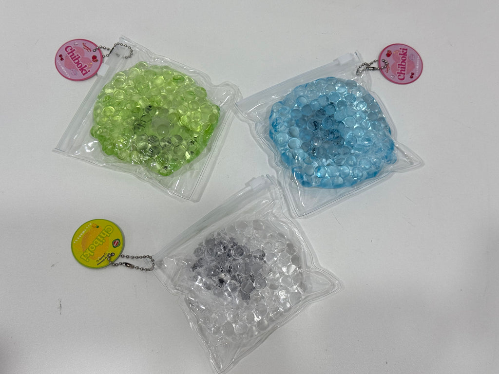 Transparent Bead‑Filled Slow Rising Squishy Toy, Crystal Jade‑Like Water Beads Squeeze Stress Relief Fidget Toy