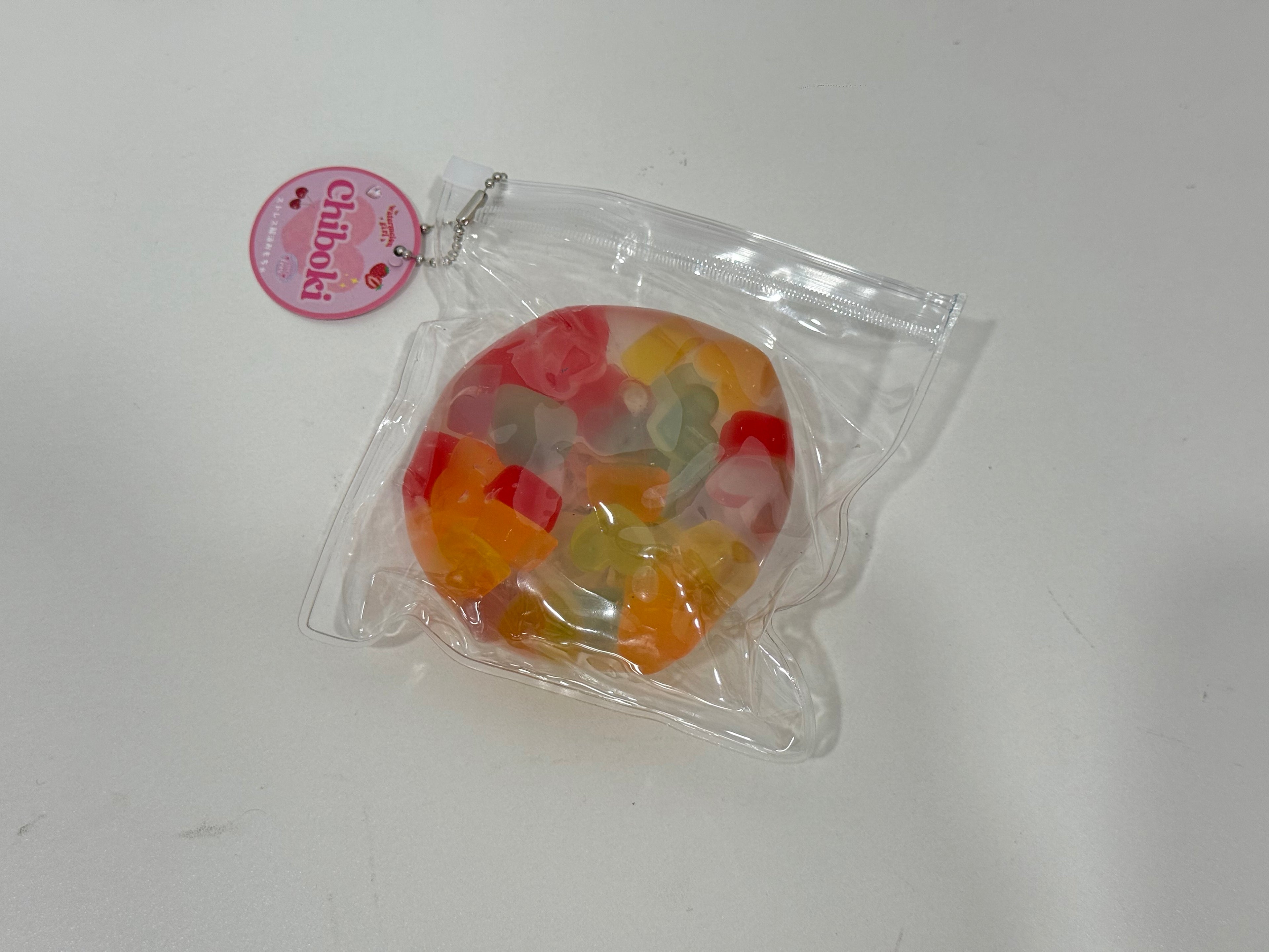 Transparent Heart‑Filled Slow Rising Squishy Ball, Soft Squeeze Stress Relief Fidget Toy