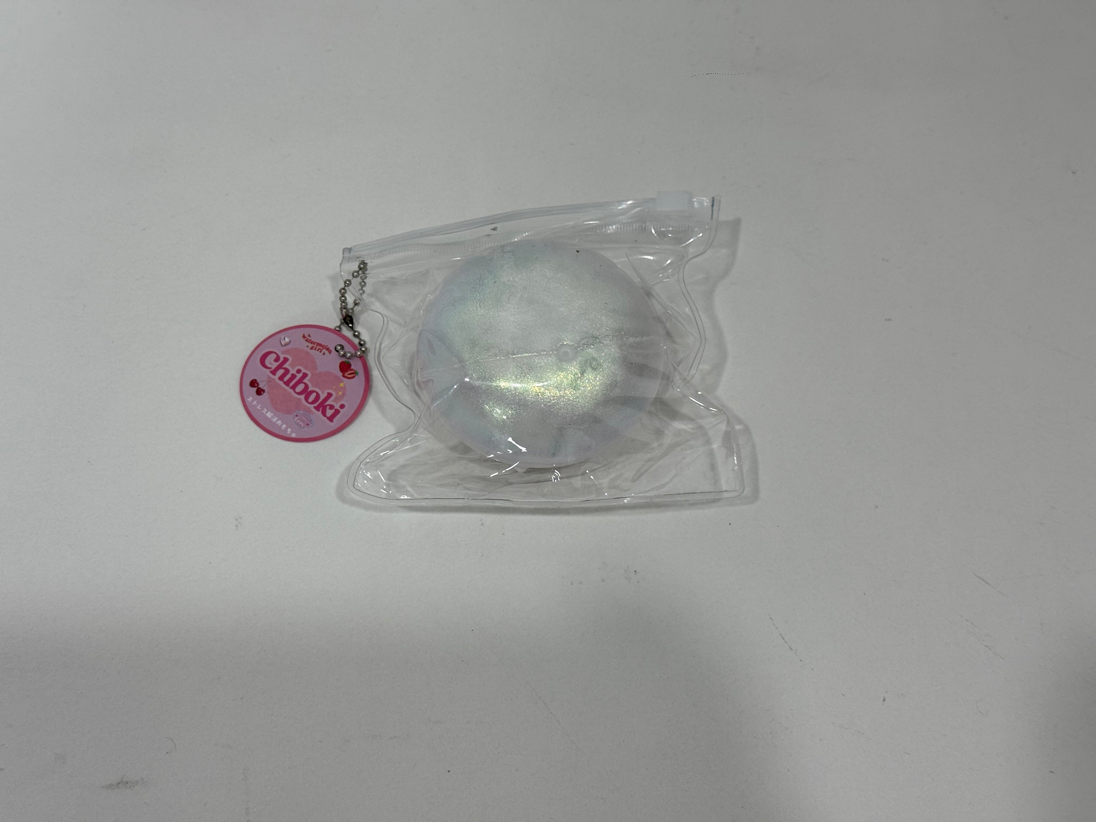 Shiny Glitter Slow Rising Squishy Ball, Soft Mochi Squeeze Fidget Toy, Premium Stress Relief Hand Toy for Anxiety