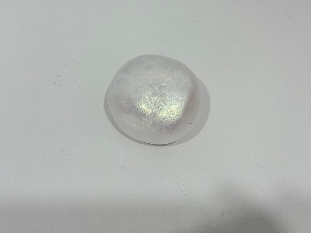 Shiny Glitter Slow Rising Squishy Ball, Soft Mochi Squeeze Fidget Toy, Premium Stress Relief Hand Toy for Anxiety