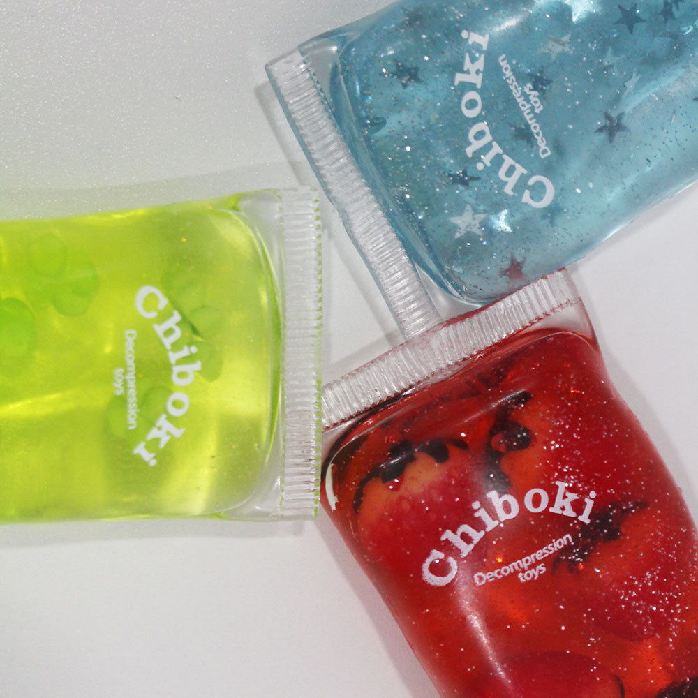Fruit-flavored toothpaste-like squeeze toy