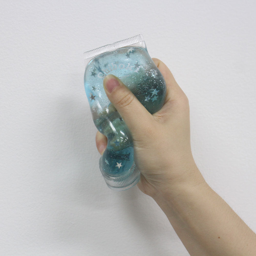 Fruit-flavored toothpaste-like squeeze toy