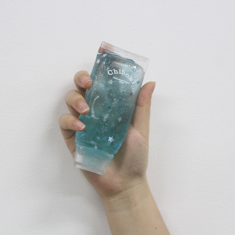 Fruit-flavored toothpaste-like squeeze toy
