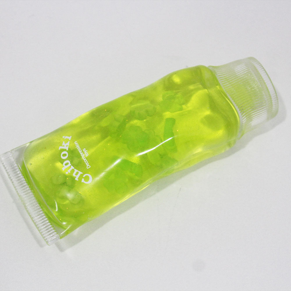 Fruit-flavored toothpaste-like squeeze toy