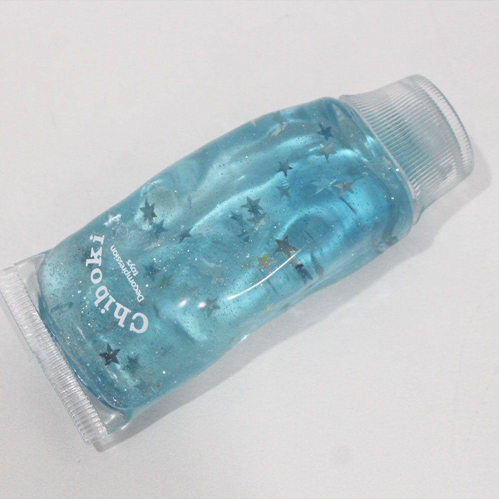 Fruit-flavored toothpaste-like squeeze toy