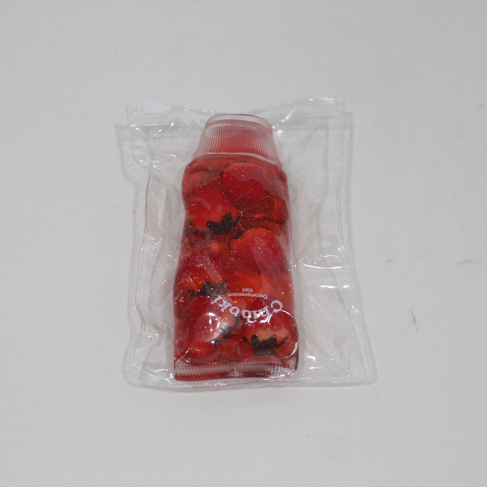 Fruit-flavored toothpaste-like squeeze toy