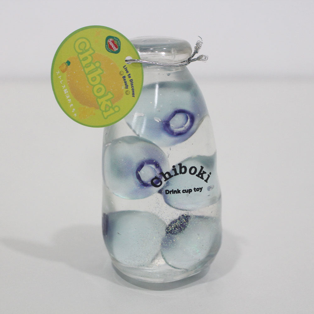 Handmade blueberry bottle Squishy - Creamy Clay Feel Soft
