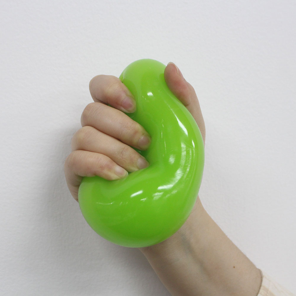 Green/pink/blue/cyan Apple Gummy Cheese Squishy - Silky Rebound Fidget