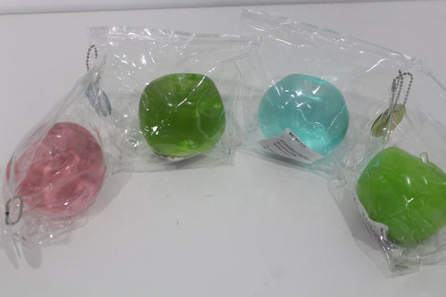 Green/pink/blue/cyan Apple Gummy Cheese Squishy - Silky Rebound Fidget