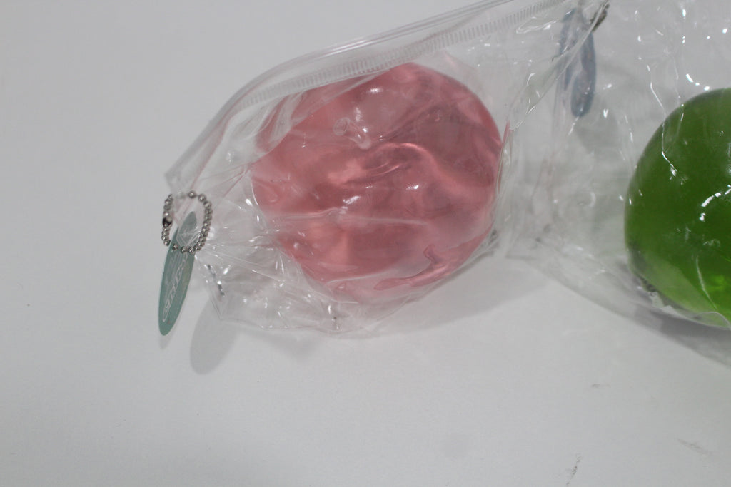 Green/pink/blue/cyan Apple Gummy Cheese Squishy - Silky Rebound Fidget