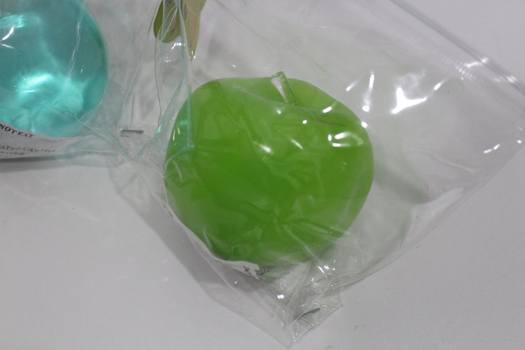 Green/pink/blue/cyan Apple Gummy Cheese Squishy - Silky Rebound Fidget