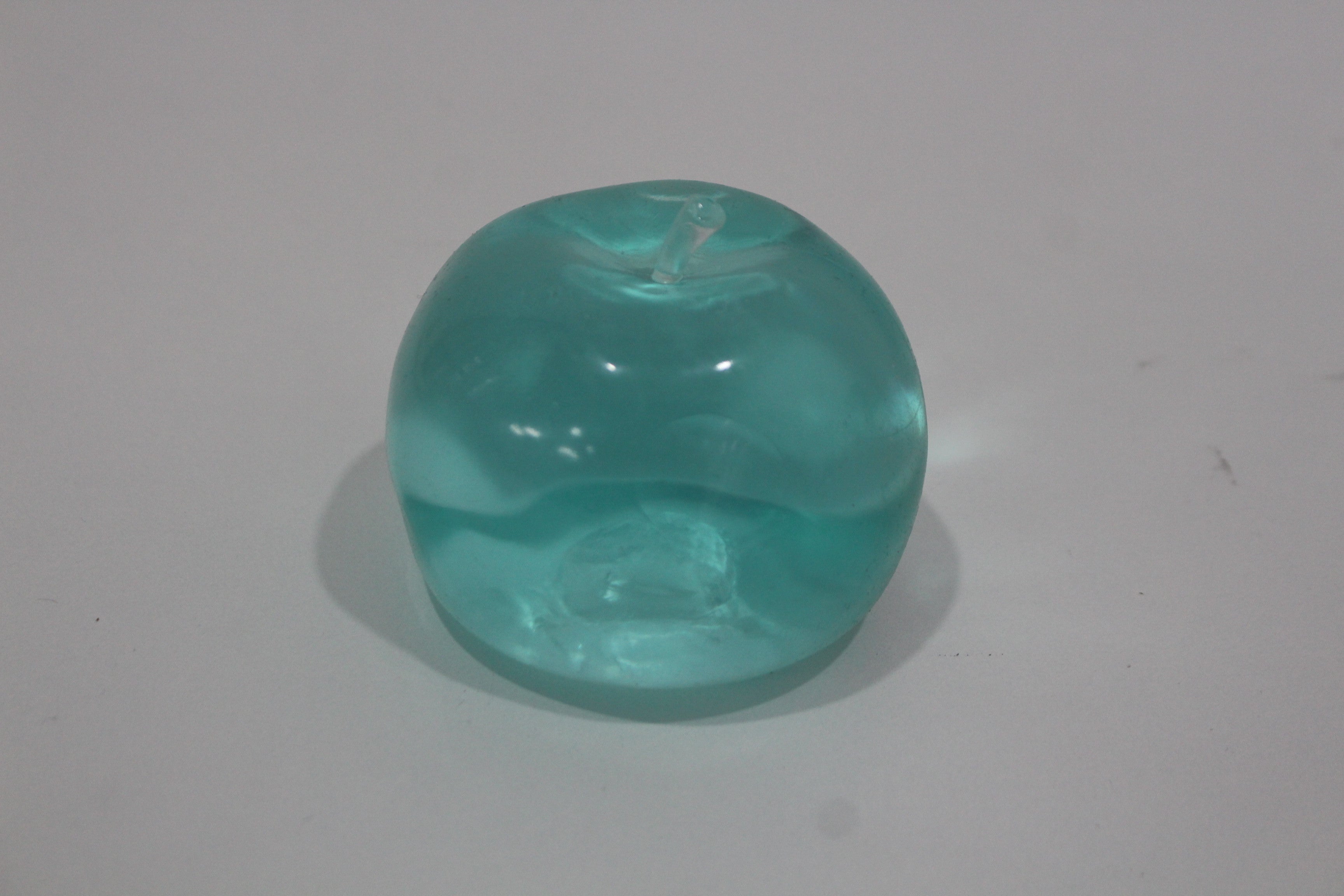 Green/pink/blue/cyan Apple Gummy Cheese Squishy - Silky Rebound Fidget