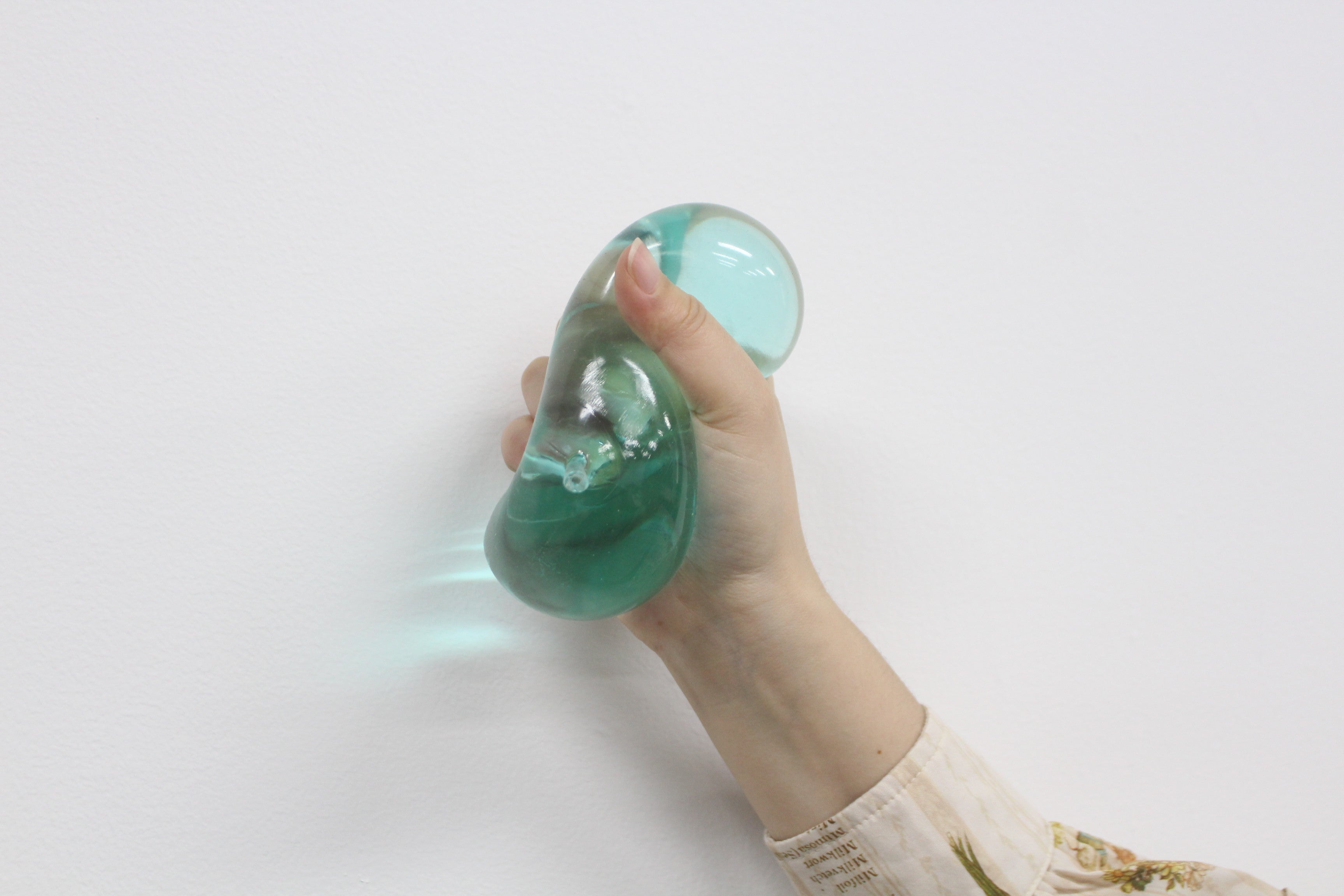 Green/pink/blue/cyan Apple Gummy Cheese Squishy - Silky Rebound Fidget