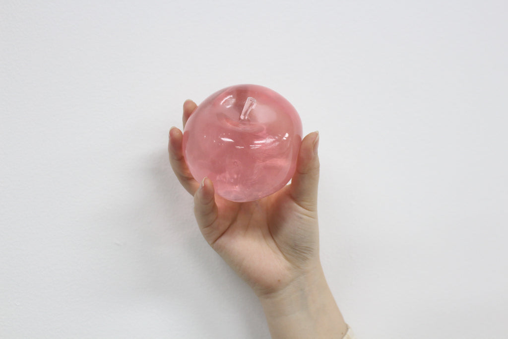 Green/pink/blue/cyan Apple Gummy Cheese Squishy - Silky Rebound Fidget