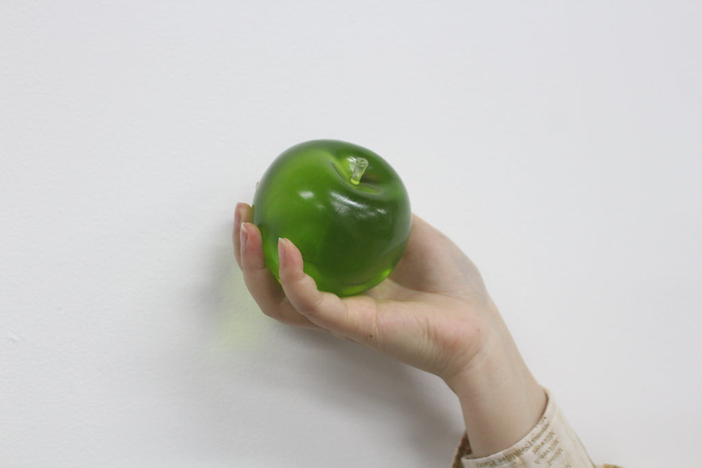 Green/pink/blue/cyan Apple Gummy Cheese Squishy - Silky Rebound Fidget