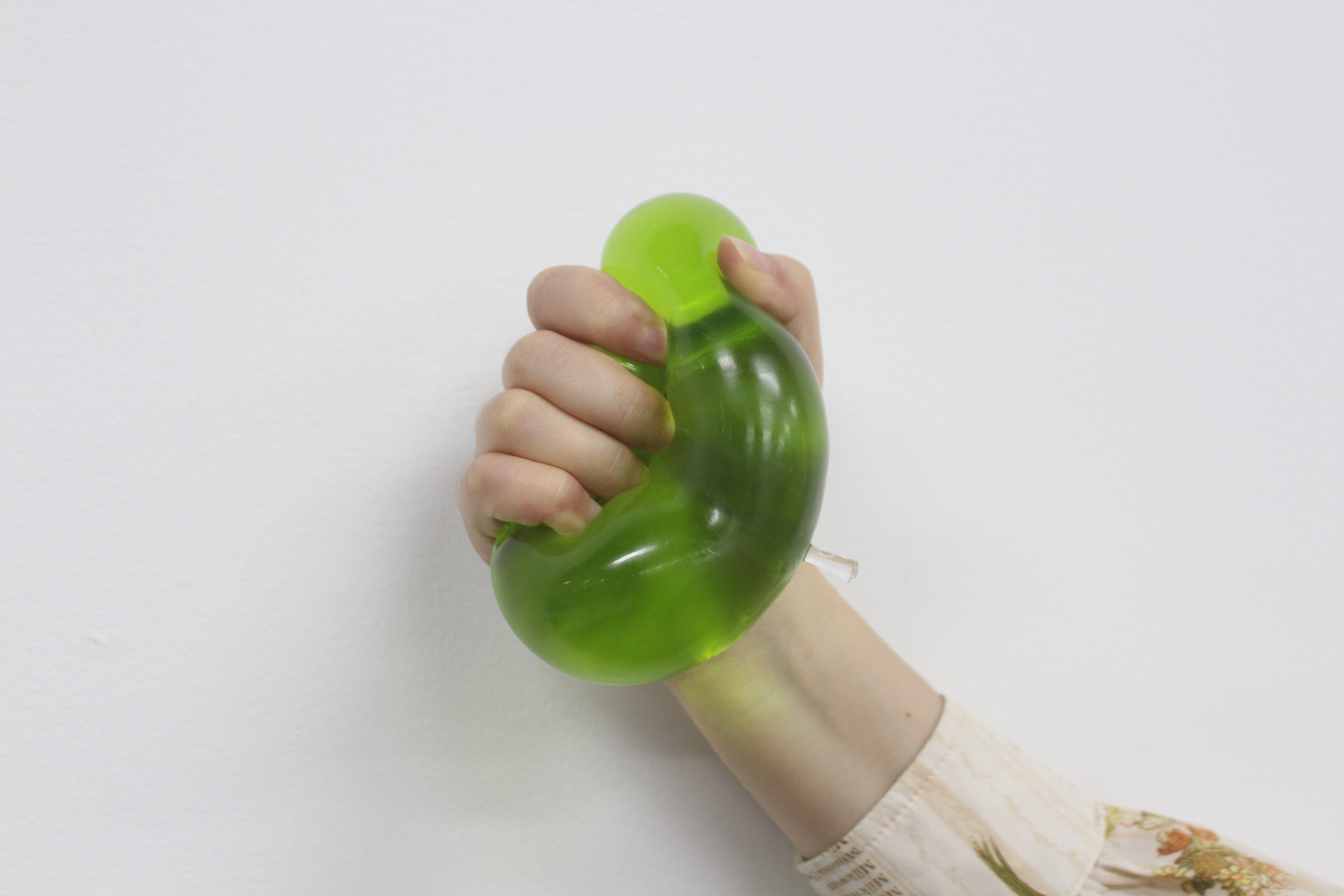 Green/pink/blue/cyan Apple Gummy Cheese Squishy - Silky Rebound Fidget