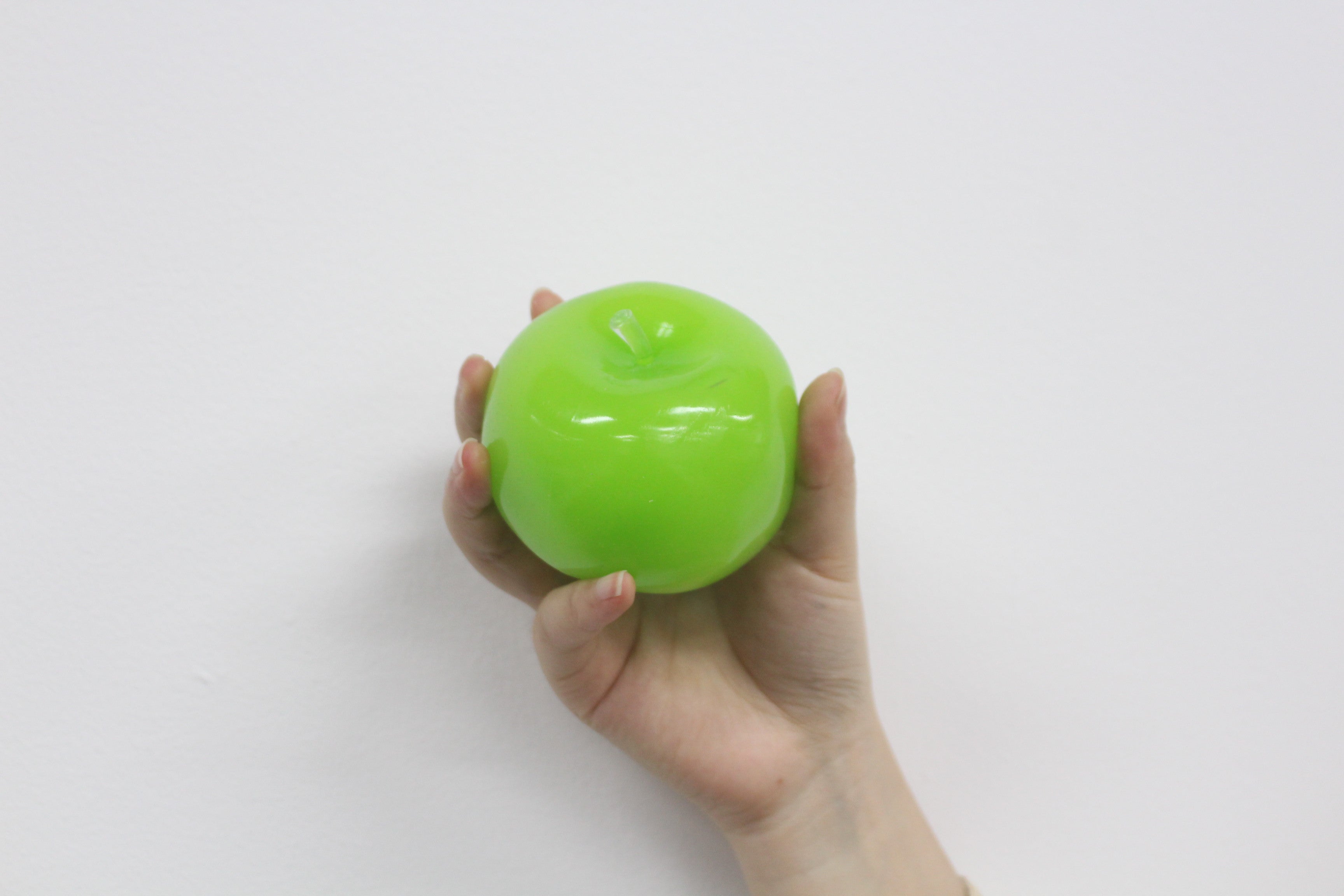 Green/pink/blue/cyan Apple Gummy Cheese Squishy - Silky Rebound Fidget