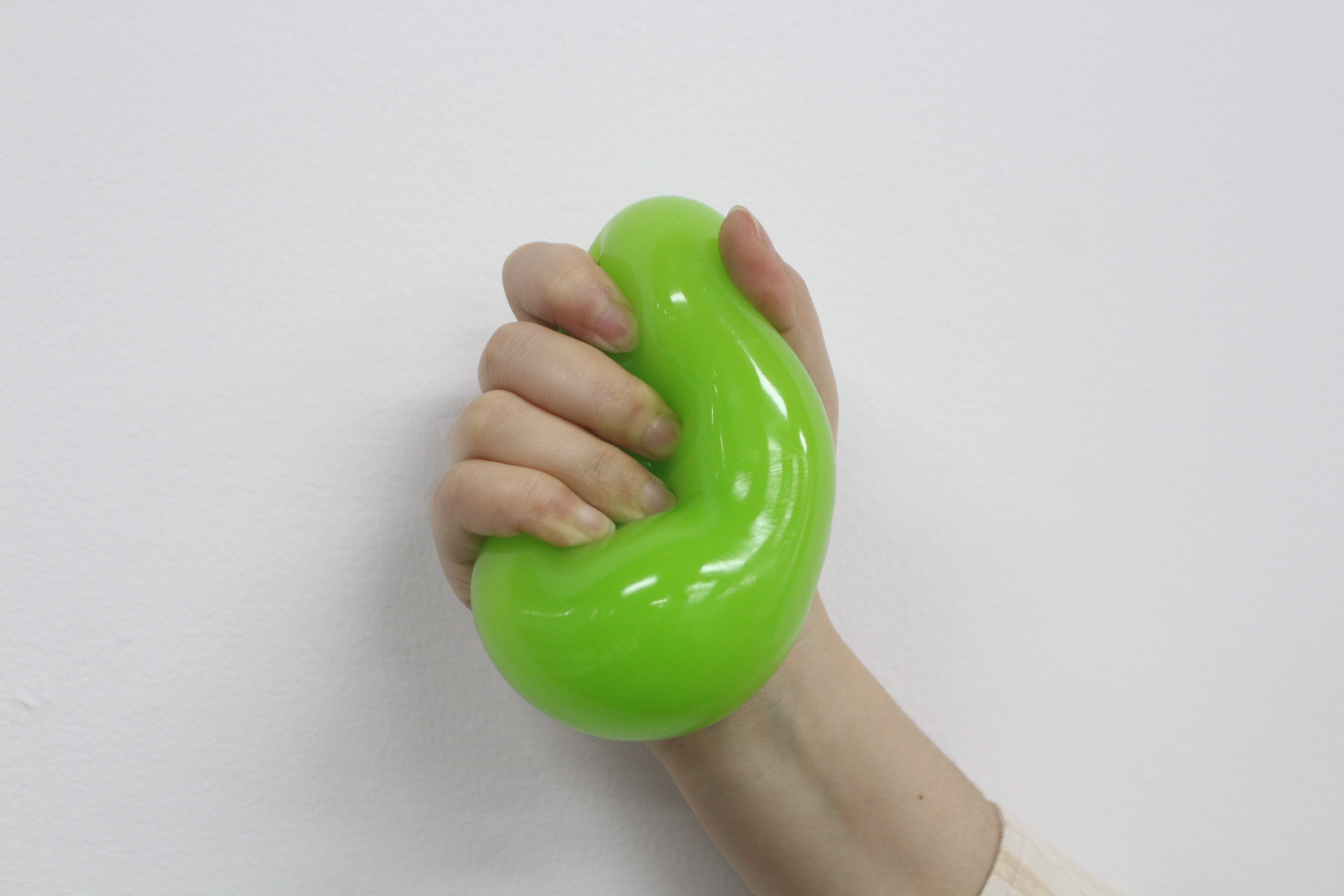 Green/pink/blue/cyan Apple Gummy Cheese Squishy - Silky Rebound Fidget