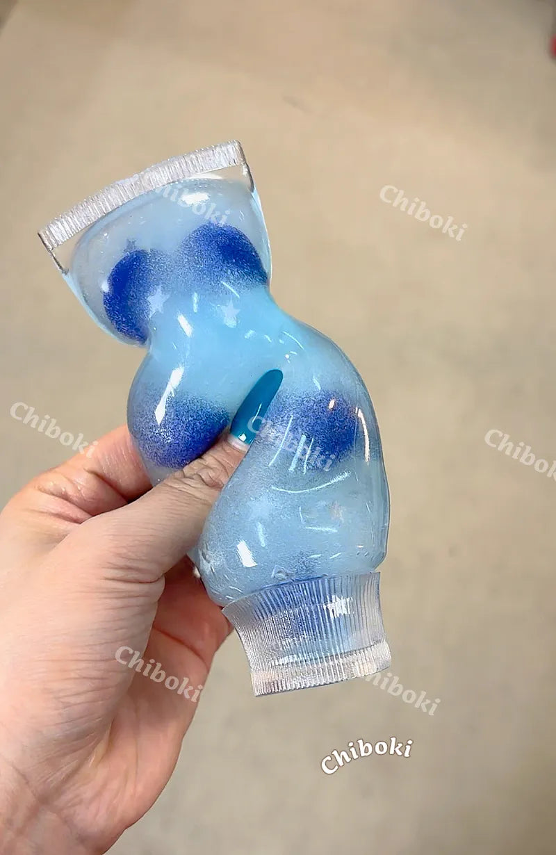 Fruit-flavored toothpaste-like squeeze toy