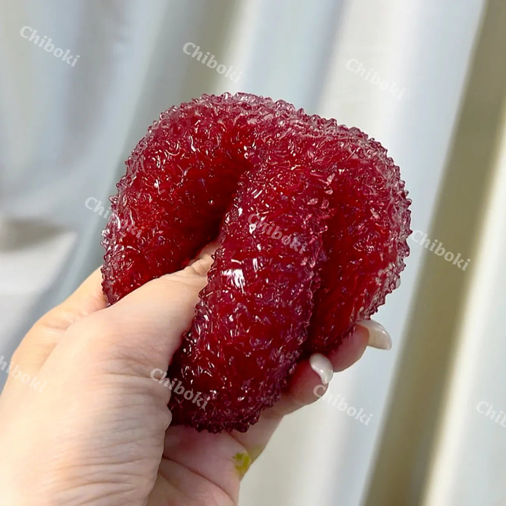 Fresh Bayberry Shaved Ice Squishy - ASMR Snow Sound Toy