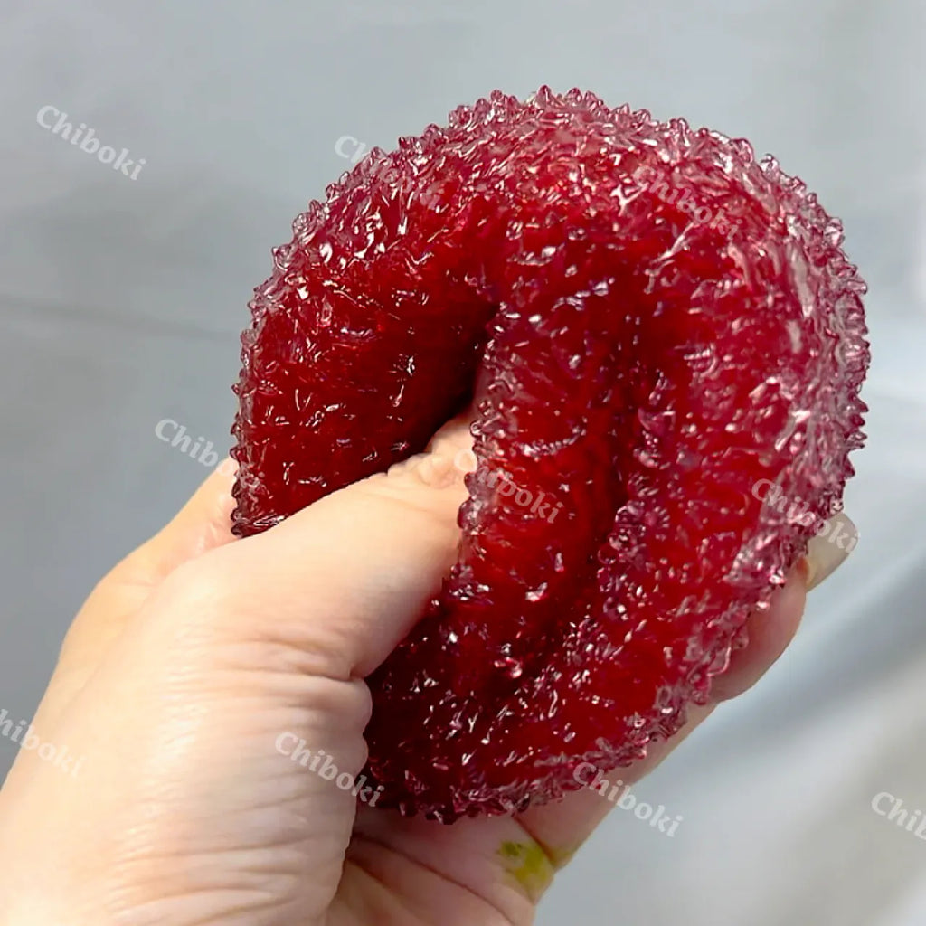 Fresh Bayberry Shaved Ice Squishy - ASMR Snow Sound Toy