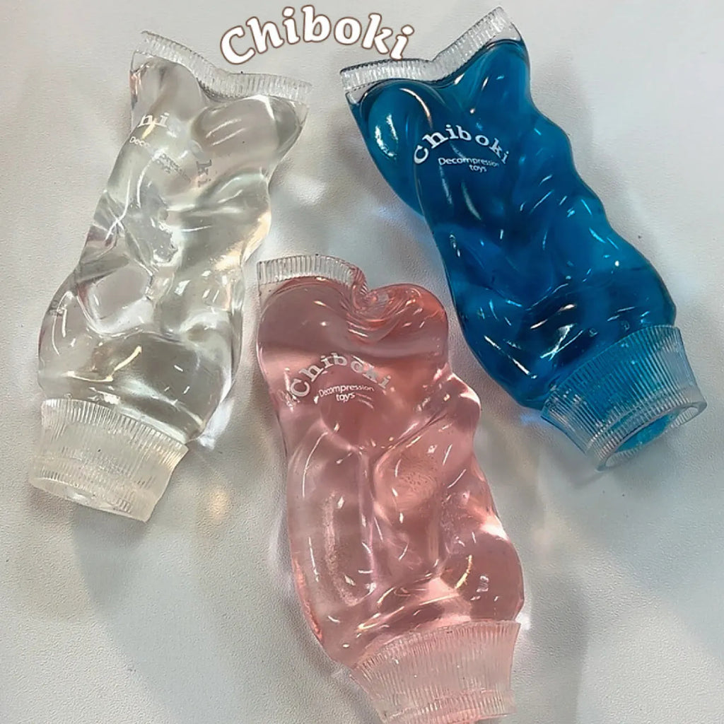 Peach Toothpaste Tube Squishy - Soft & Malleable Squeeze