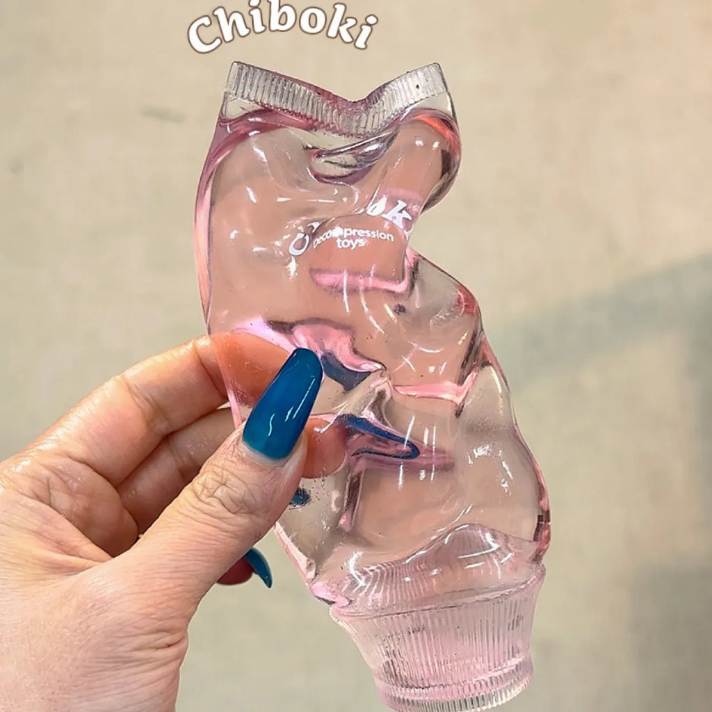 Peach Toothpaste Tube Squishy - Soft & Malleable Squeeze