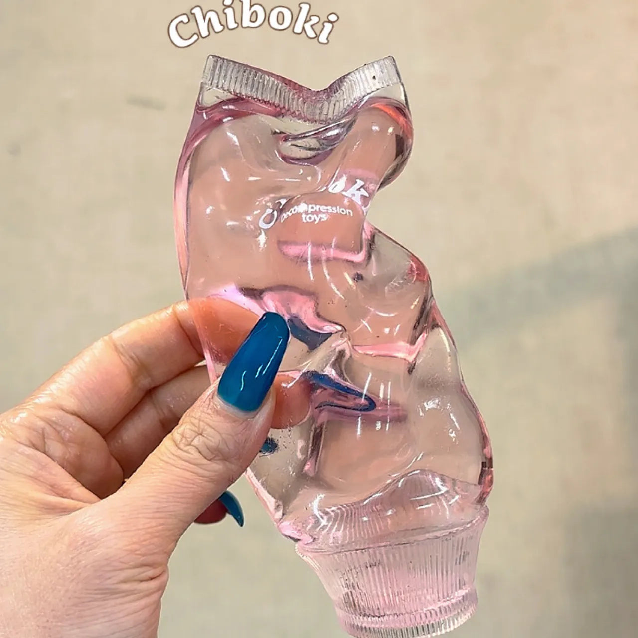 Peach Toothpaste Tube Squishy - Soft & Malleable Squeeze