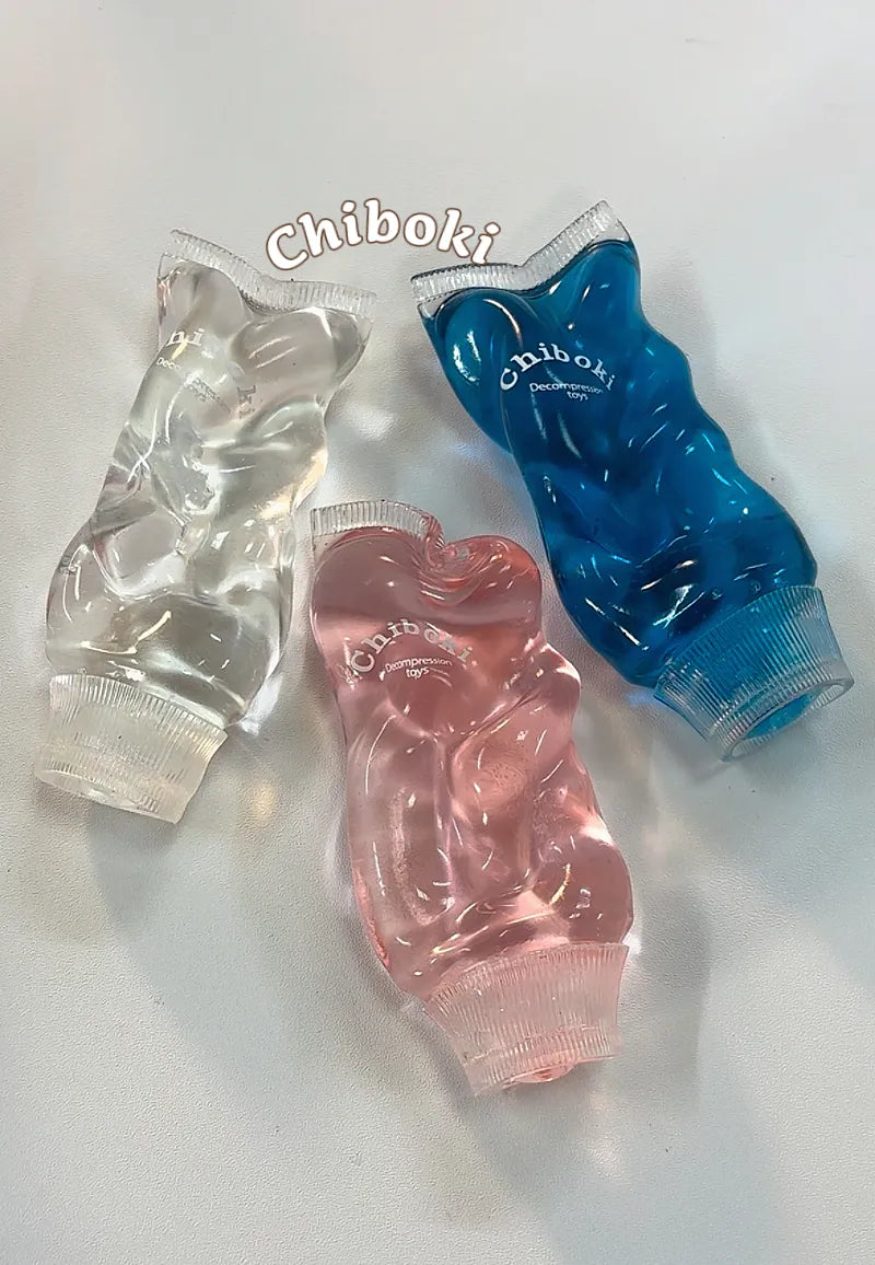 Peach Toothpaste Tube Squishy - Soft & Malleable Squeeze
