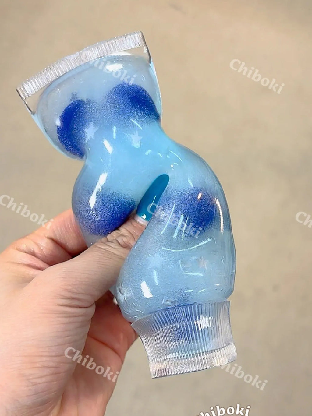 Fruit-flavored toothpaste-like squeeze toy