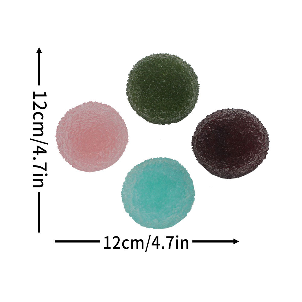 Crystal Slushy Ball (Zero bounce-back) Squish Fidget Toy - Sensory Stress Relief Ball