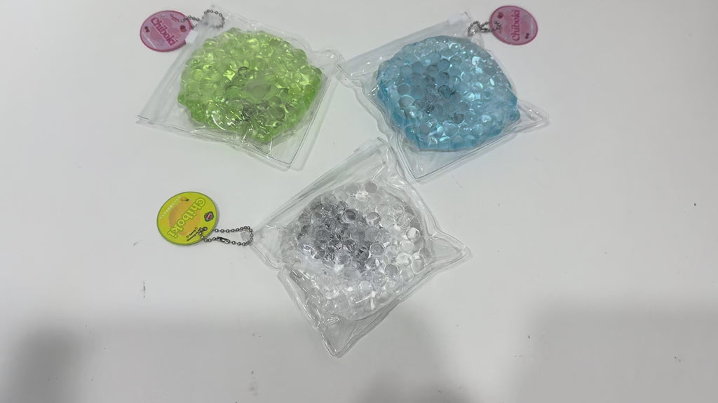 Transparent Bead‑Filled Slow Rising Squishy Toy, Crystal Jade‑Like Water Beads Squeeze Stress Relief Fidget Toy