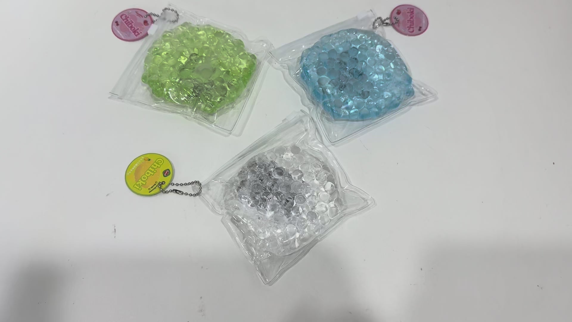 Transparent Bead‑Filled Slow Rising Squishy Toy, Crystal Jade‑Like Water Beads Squeeze Stress Relief Fidget Toy