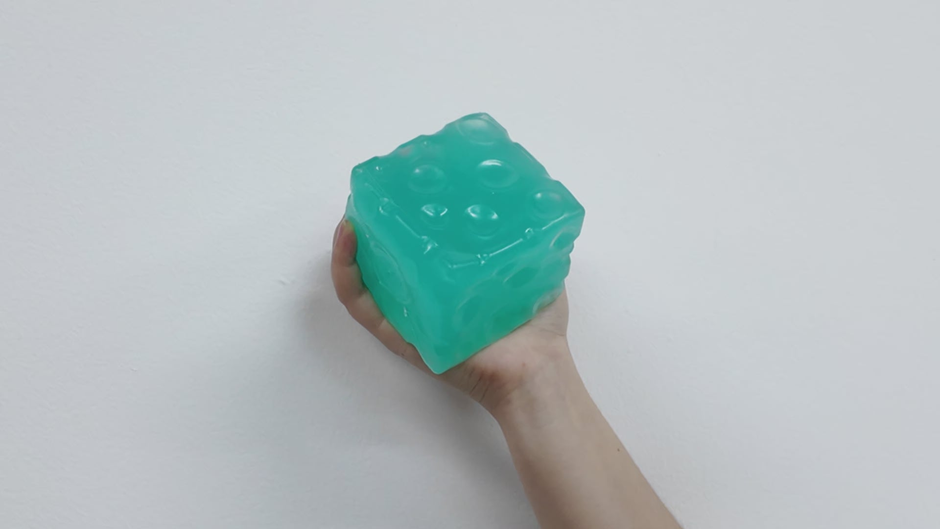 Ocean blue Large big Cheese Squishy Fill (Zero bounce-back) Squish Fidget Toy